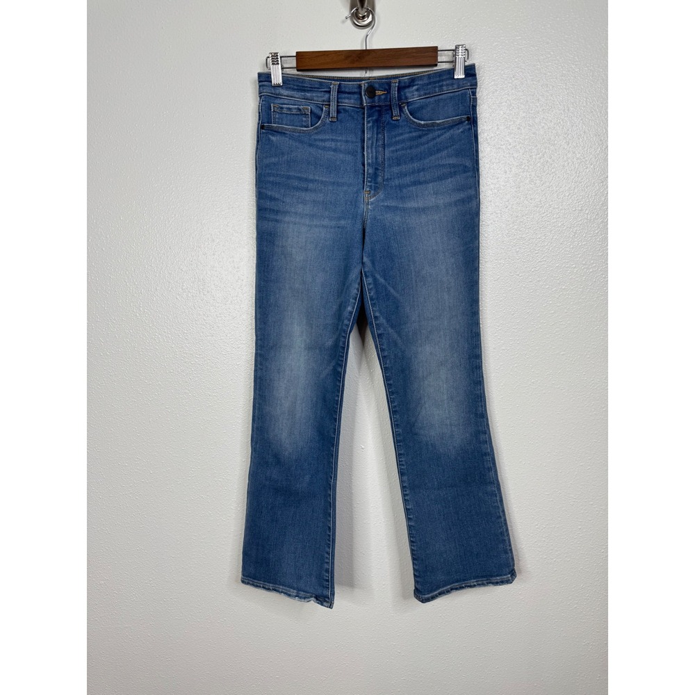 Athleta Sculptek High-Rise Kick Flare Jeans in Morro Wash Size 4